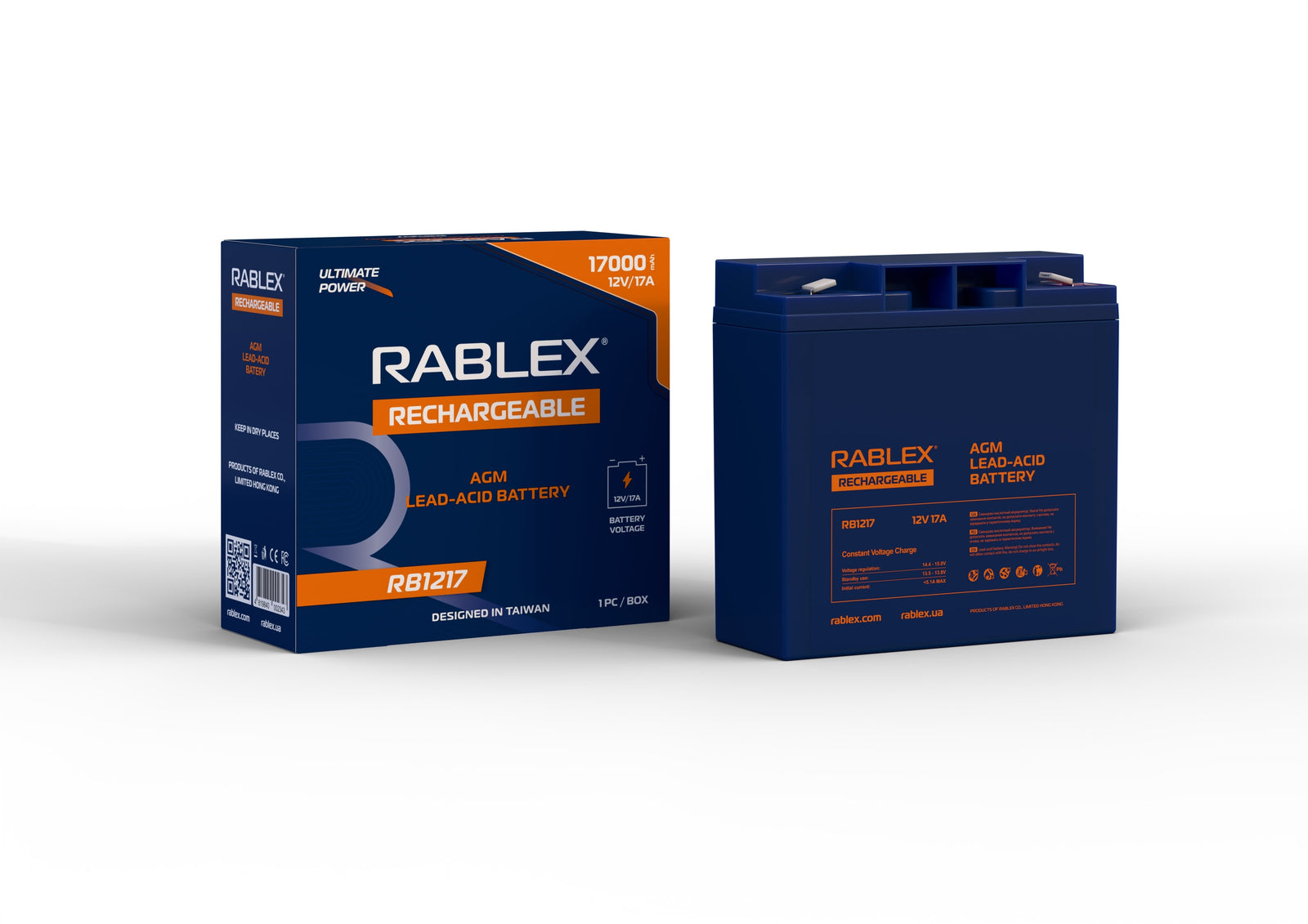 Lead-acid Battery 12V_17Ah Color Box