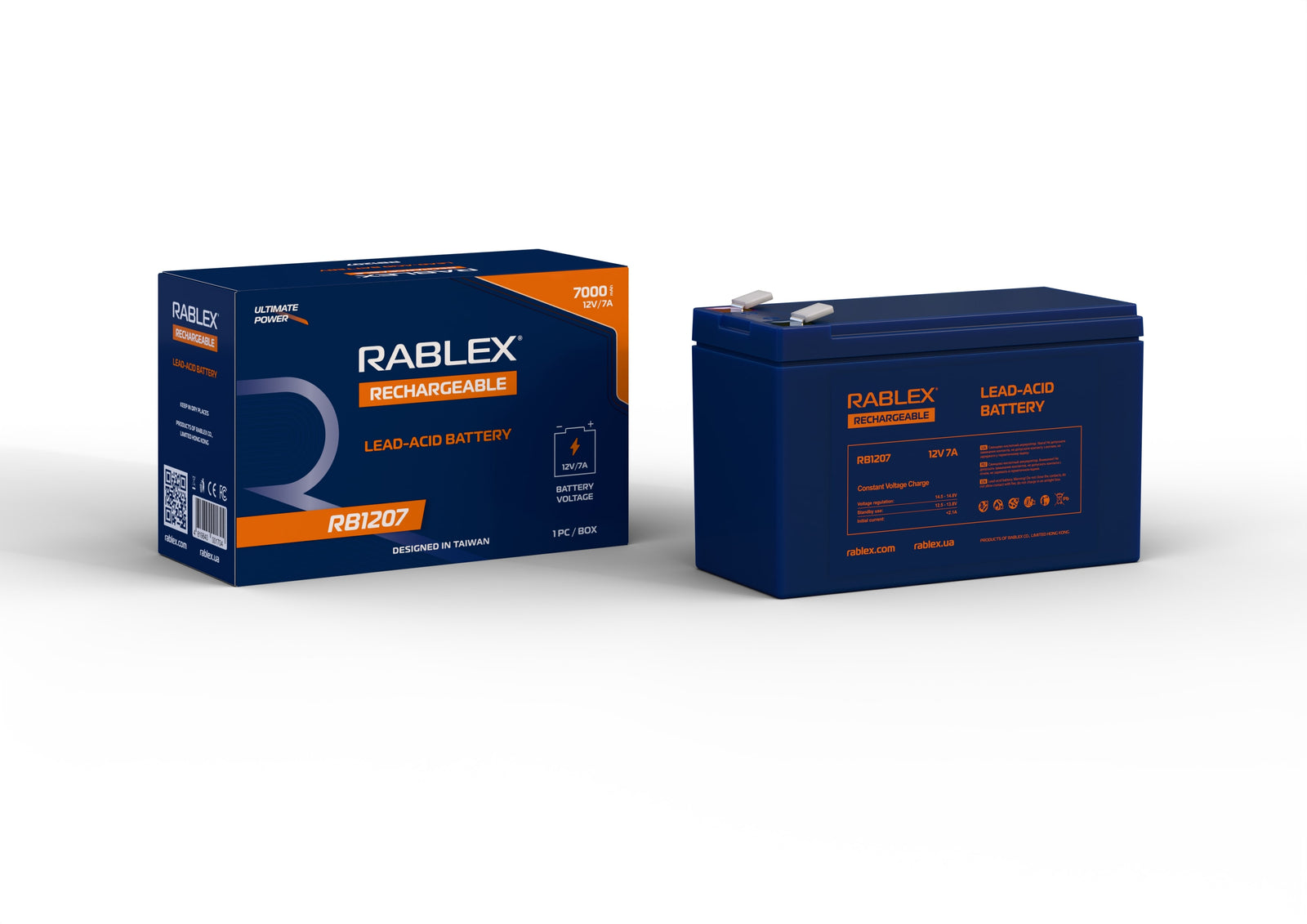 Lead-acid Battery 12V_7Ah Color Box