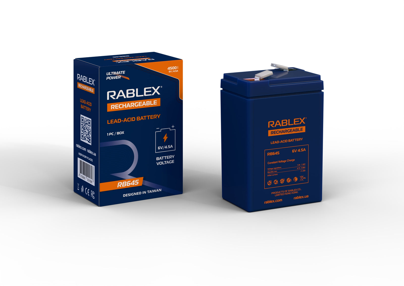 Lead-acid Battery 6V_4.5Ah Color Box