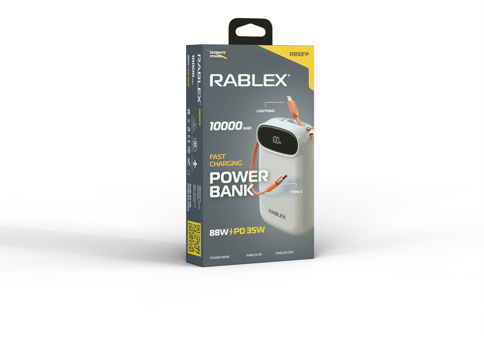 RABLEX Power Bank RB10FP 88W