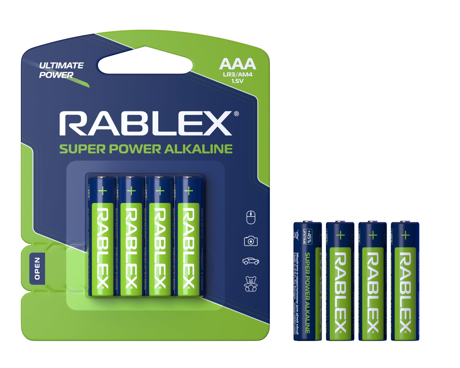 Super Power Alkaline LR03_AAA 4pcs Blister