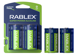 Super Power Alkaline LR20_D 2pcs Blister