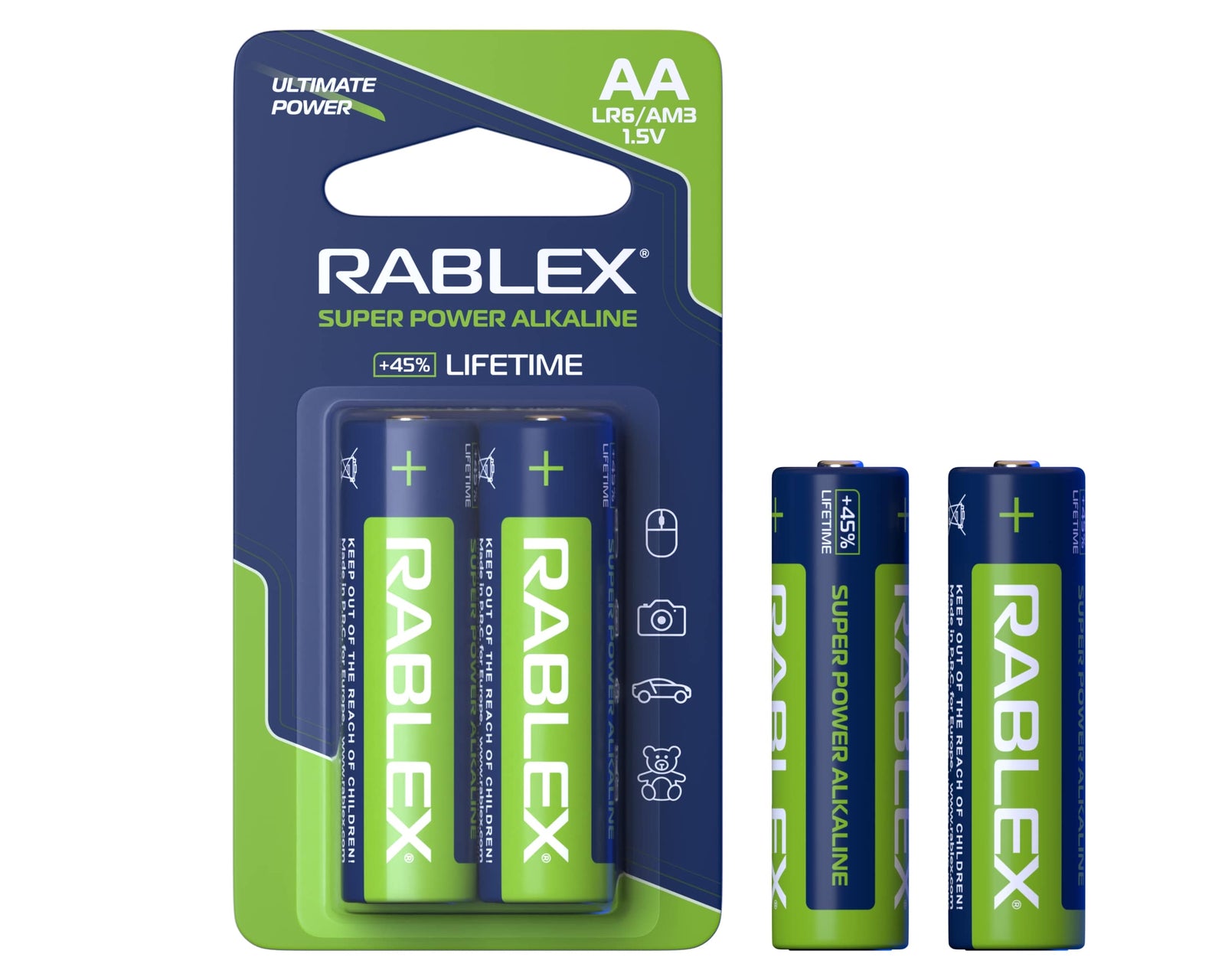 Super Power Alkaline LR6_AA 2pcs Small Blister