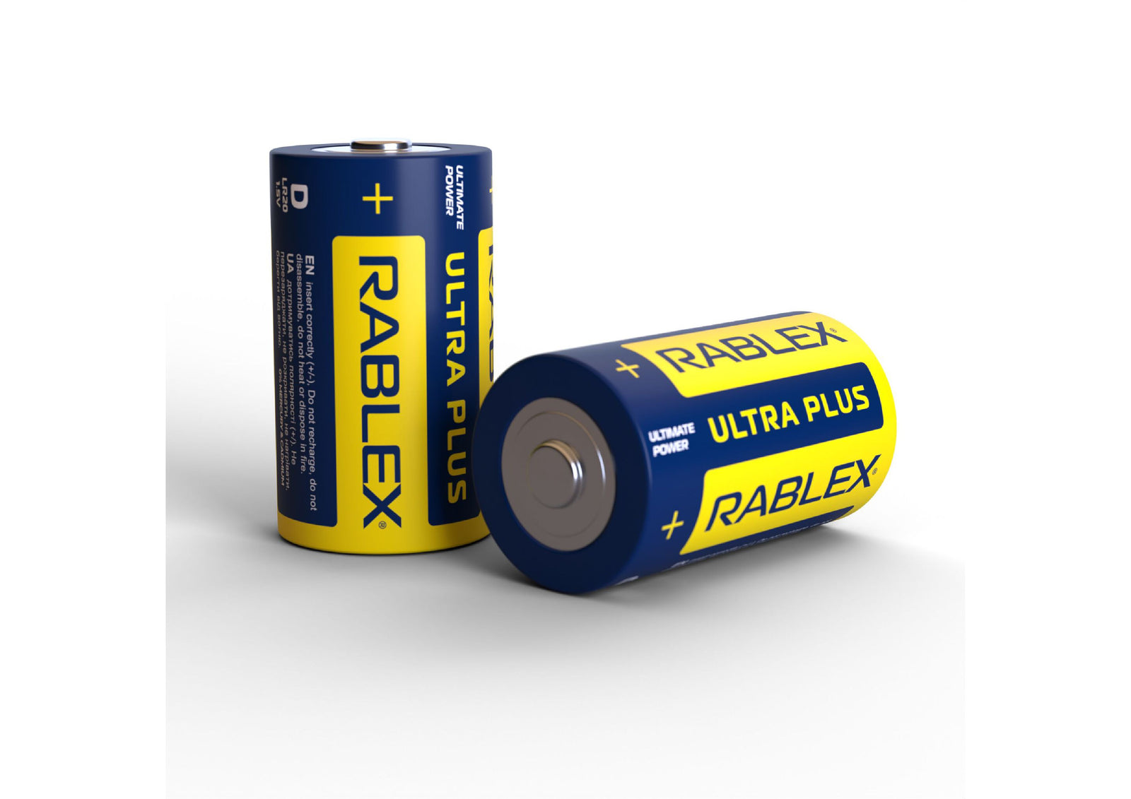 ULTRA PLUS Alkaline LR20_D 2pcs SHRINK