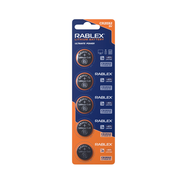 Lithium Battery CR2032 5pcs Blister CARD